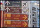 Directional sign in Morocco