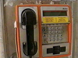 A pay phone that uses Bulfon phone cards