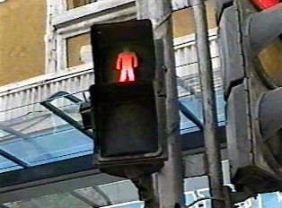 Pedestrian light: Don't walk