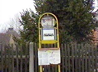 Bus stop for intercity and municipal buses