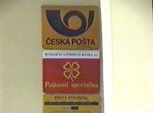 Sign for a post office