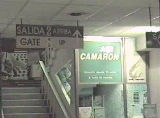 Stairs to gates and terminal