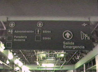 directional signs to restrooms