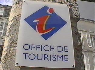 Tourist information office sign
