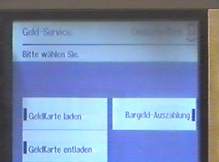 ATM screen