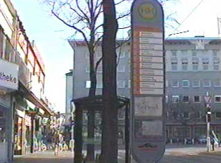 A sign for a bus stop