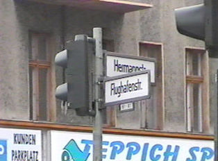 Street names signs