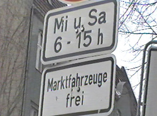 Parking policies for the open market area
