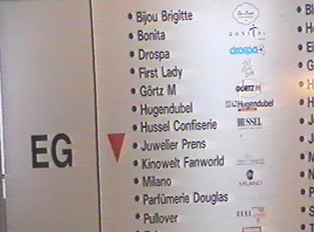 Store listings on each floor