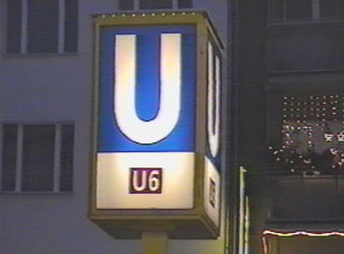 A U-Bahn sign