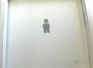 A sign for a men's restroom