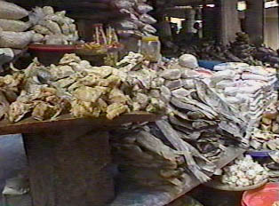 Typical Ghanaian market