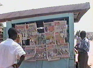 A newsstand