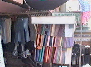 A clothing and textiles vendor
