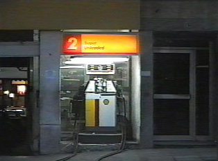 Gas station pump for unleaded gas