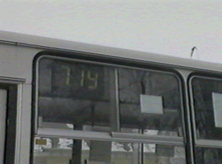 Bus number indicator