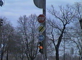 Stop sign and other signs