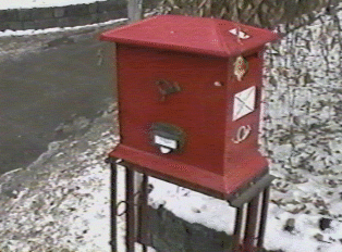 Mail box showing the letter slot