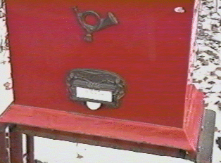 Mail box showing the postal symbol