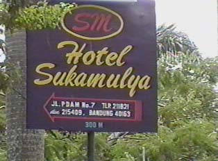Sign for Hotel Sukamulya