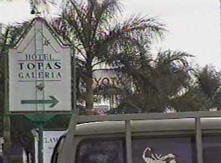 Sign for Hotel Topas Galeria