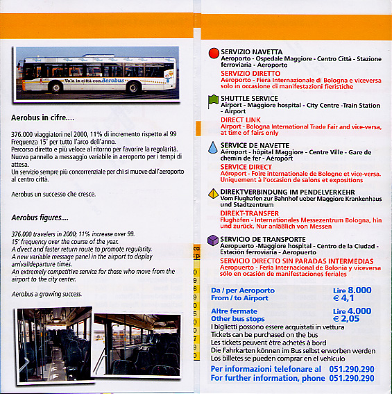 Airport shuttle information