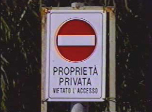 Private property, no access