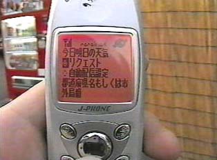 Cell phone display