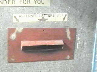 Post box slot