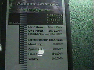 Internet access charges