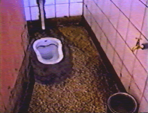 Public Arabic-style toilet