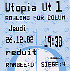 Front of ticket