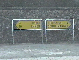 Signs to other towns