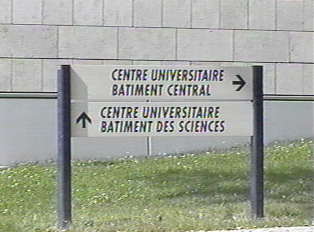 More campus signs