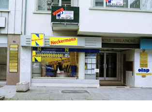 Outside view of a second travel agency
