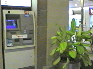 ATM machine inside a mall