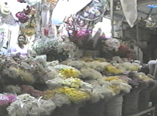 A flower stall