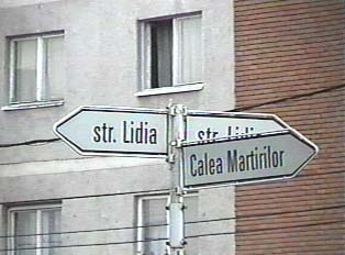 Various street names