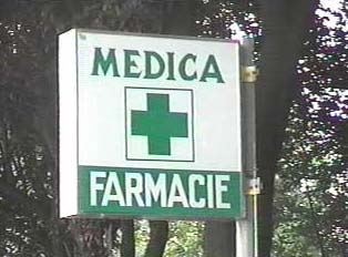 Sign for a pharmacy