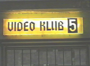 Video store sign
