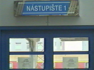 Platform 1 sign