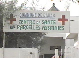 Health center entrance