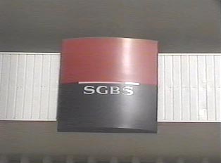 Entrance to an SGBS bank
