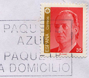 A 35-peseta stamp