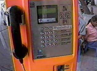 International phone instructions (use credit cards or phone cards to place calls on the international phones)