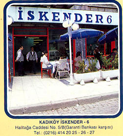 Menu cover with picture of the restaurant