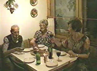 People having a meal