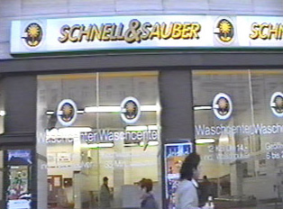 A laundromat called Schnell and Sauber