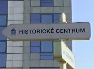 A sign for a historical center