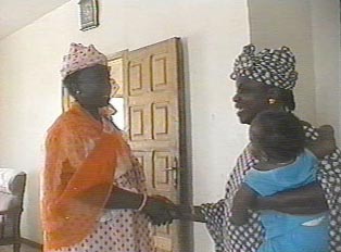 How do senegalese greet each other?